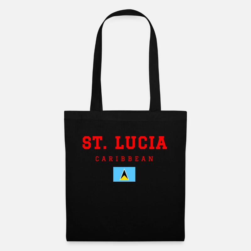 Saint Lucia - Tote Bag - black