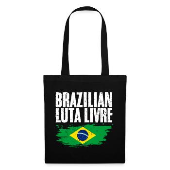 Cool Arts Martiaux Brésiliens Luta Livre pour - Sac en tissu - noir - Devant