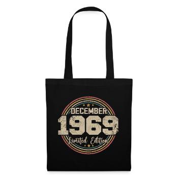Die Legenden wurden im Dezember 1969 - 1969 geboren - Stoffbeutel - Schwarz - Vorne