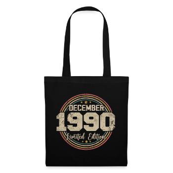 The legends were born in December 1990 - 1990 - Tote Bag - black - Front