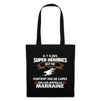 Super-Héroïnes Invisibles Empowerment Tee - Sac en tissu - noir - Devant