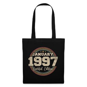 Les légendes sont nées en janvier 1997 - Sac en tissu - noir - Devant