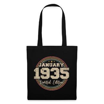Les légendes sont nées en janvier 1935 - Sac en tissu - noir - Devant