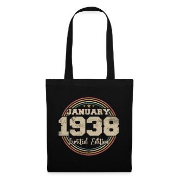 The legends were born in January 1938 - Tote Bag - black - Front