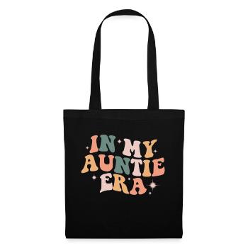 In My Auntie Era Baby Announcement for Aunt - Tote Bag - black - Front
