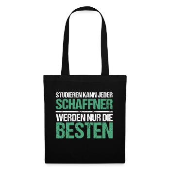Anyone can study - Schaffner Edition - Tote Bag - black - Front