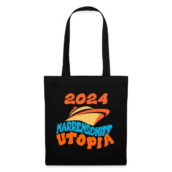 Ship of Fools Utopia, Ostrich Quote - Tote Bag - black - Front