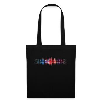 British wave length - Tote Bag - black - Front