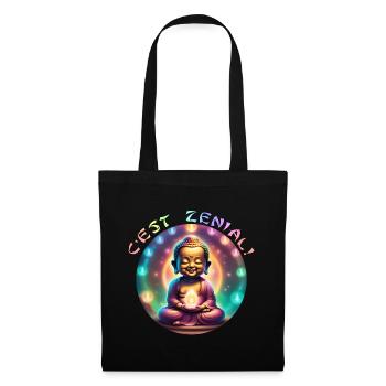 C'est Zenial - Sac en tissu - noir - Devant