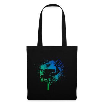 Hommes Femmes Plongée Libre Plongée Libre - Sac en tissu - noir - Devant