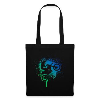Men's Freestyle Motocross Motocross Supermoto - Tote Bag - black - Front