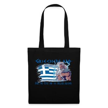 La Grèce, où Zeus et moi sommes en vacances - Sac en tissu - noir - Devant