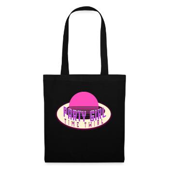 Dancing Queen Girl Retro Party Disco Music Dancer - Sac en tissu - noir - Devant