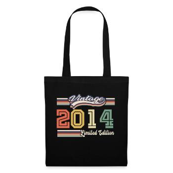 Cadeau D'anniversaire 2014 Génial Depuis 2014 vint - Sac en tissu - noir - Devant