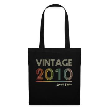 Vintage 2010 14 Year Old 14th Birthday Gift - Tote Bag - black - Front
