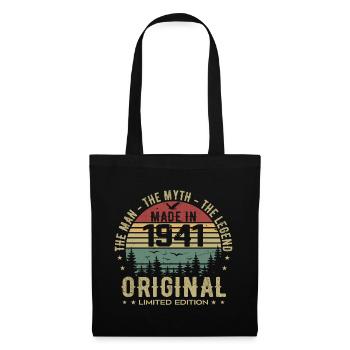 Original 1941 Retro 1941 Cadeau Anniversaire 1941 - Sac en tissu - noir - Devant