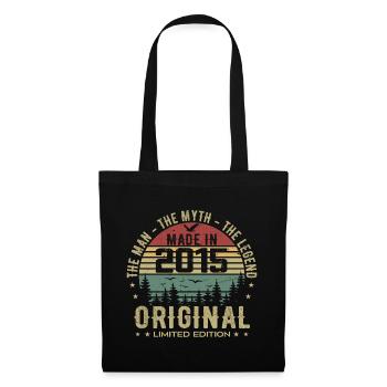 Original 2015 Retro 2015 Birthday Gift 2015 - Tote Bag - black - Front