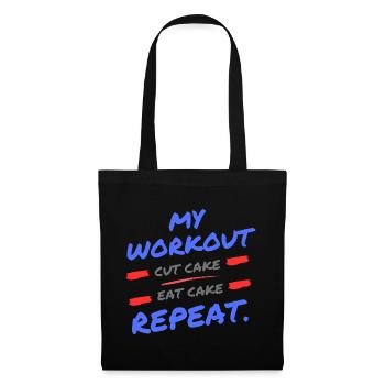 Eat Red Apple Pie - Tote Bag - black - Front