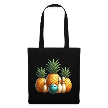 Bowling Pineapple 🎳🍍 - Holidays in Bowling - Tote Bag - black - Front