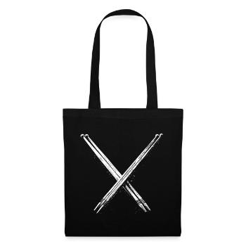 Drumsticks Drawing - Tote Bag - black - Front