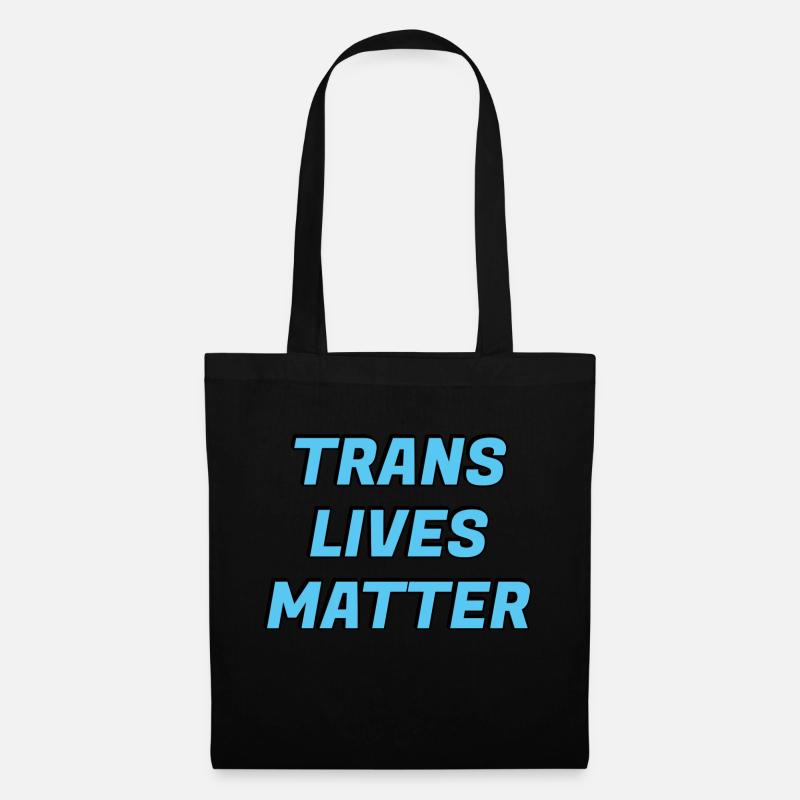 Trans-Leben zählen - Stoffbeutel - Schwarz