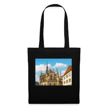 Marienkirche Osnabrück - Stoffbeutel - Schwarz - Vorne
