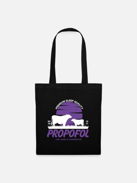 Propofol - Perfect Sleep Quality - Stoffbeutel - Schwarz