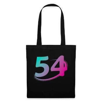 Number 54 multicolor - Tote Bag - black - Front