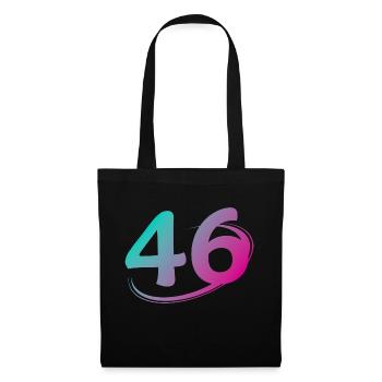 Number 46 multicolor - Tote Bag - black - Front