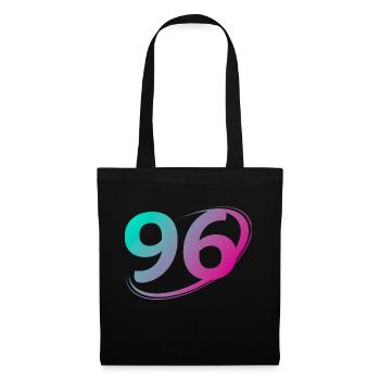 Number 96 multicolor - Tote Bag - black - Front