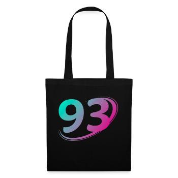 Number 93 multicolor - Tote Bag - black - Front