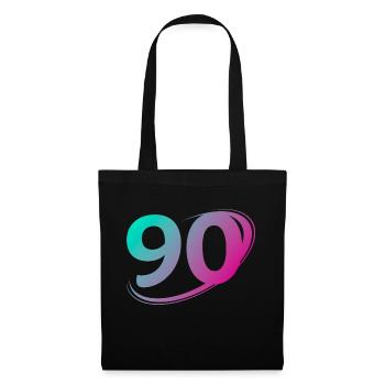 Number 90 multicolor - Tote Bag - black - Front