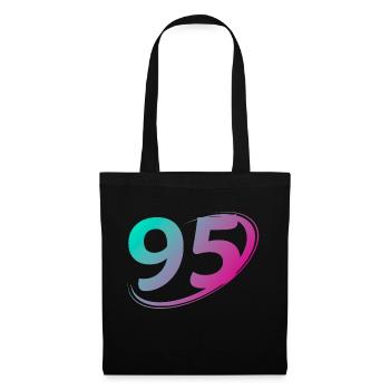 Number 95 multicolor - Tote Bag - black - Front
