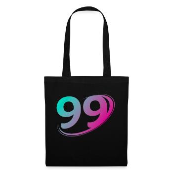 Number 99 multicolor - Tote Bag - black - Front
