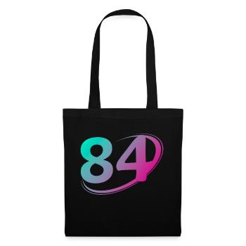 Number 84 multicolor - Tote Bag - black - Front