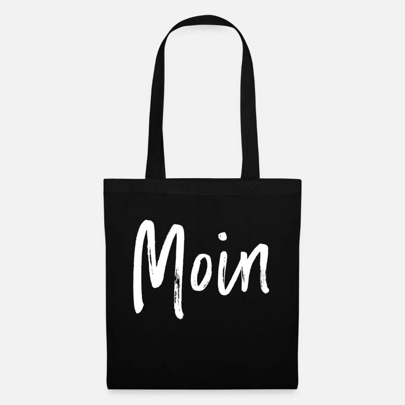 Moin - Stoffbeutel - Schwarz