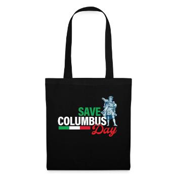 Save Columbus Day - Christopher Columbus Italian - Tote Bag - black - Front