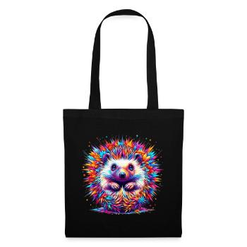 Hérisson - Sac en tissu - noir - Devant
