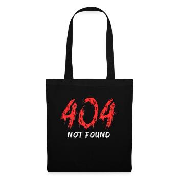 404 Not Found - Tote Bag - black - Front