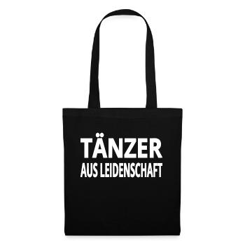 Tanzen - Stoffbeutel - Schwarz - Vorne