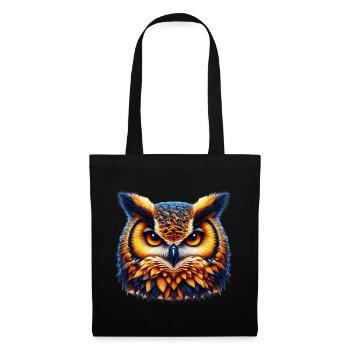 Owl - Tote Bag - black - Front