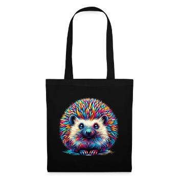 Hedgehog - Tote Bag - black - Front