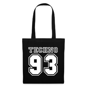 TECHNO 93 - Tote Bag - black - Front
