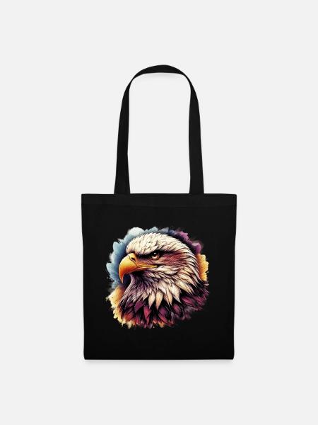 Adler - Stoffbeutel - Schwarz