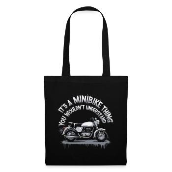 Small bikes, big fun - Tote Bag - black - Front