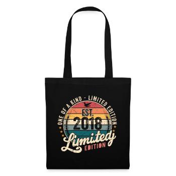 Birthday Gift 2018 Vintage 2018 Retro 2018 - Tote Bag - black - Front