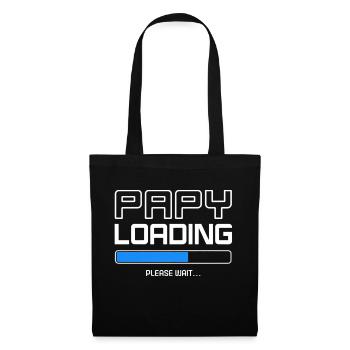 papy-loading - Sac en tissu - noir - Devant
