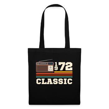 Anniversary 1972 retro classic - Tote Bag - black - Front