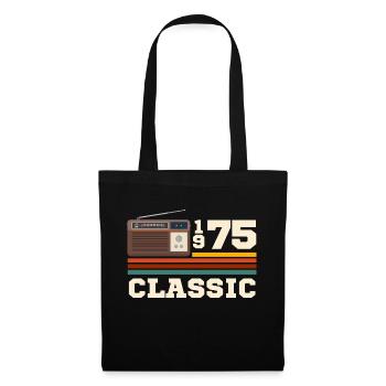 Anniversary 1975 retro classic - Tote Bag - black - Front