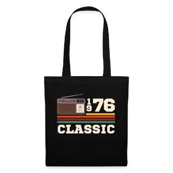Anniversary 1976 retro classic - Tote Bag - black - Front